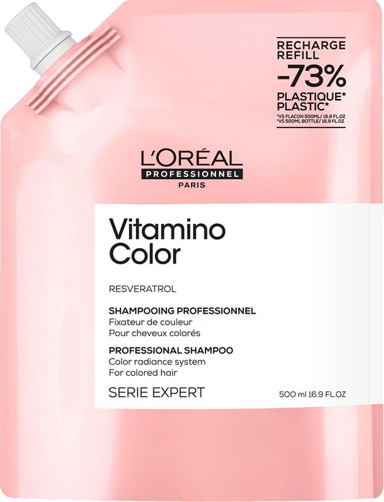 Série Expert Vitamino Color Refill (500 ml, Shampoing liquide)