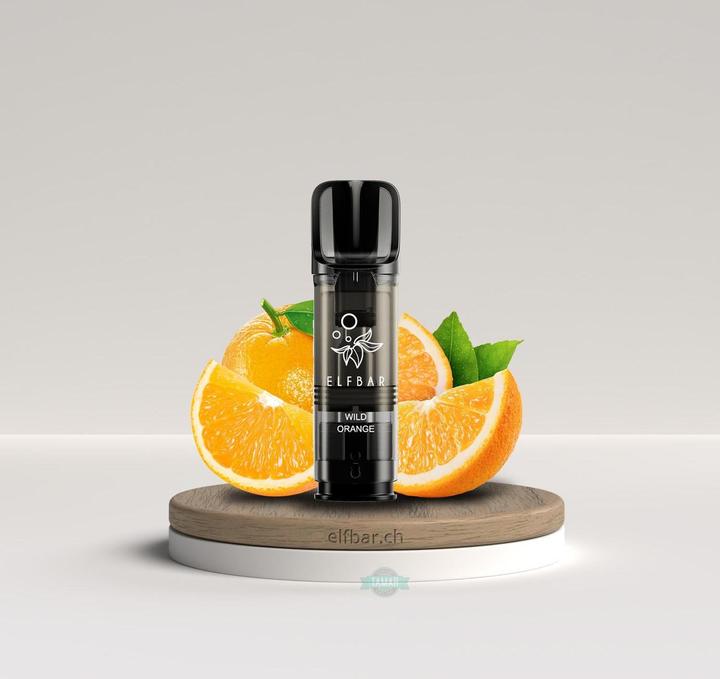 Actual product image Elfbar ELFA PRO 2x PODs Wild Orange (Orange)