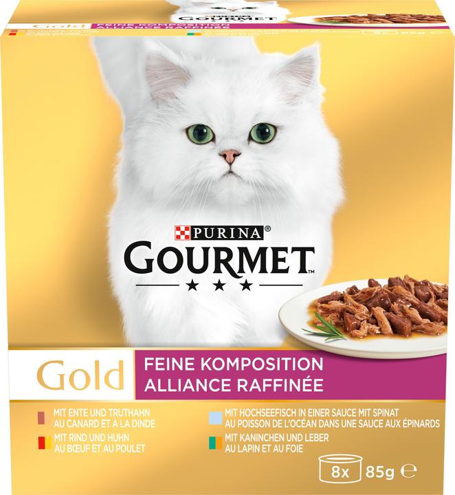 Produktbild Gourmet Gold Feine Kompositionen (Adult, 8 Stk., 680 g)