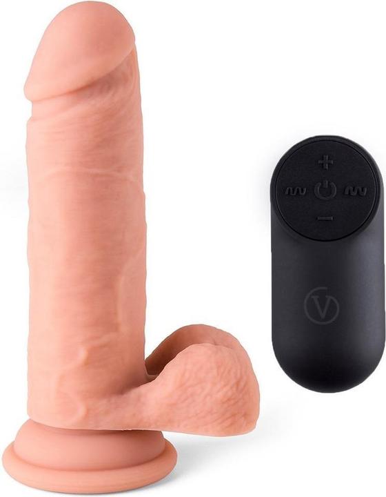 Produktbild Virgite Vibrierender realistischer Dildo mit Fernbedienung