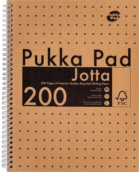 Pukka Fun Pukka Kraft Collegeblock DIN A4 liniert 100 Blatt (A4, Lined, No binding)