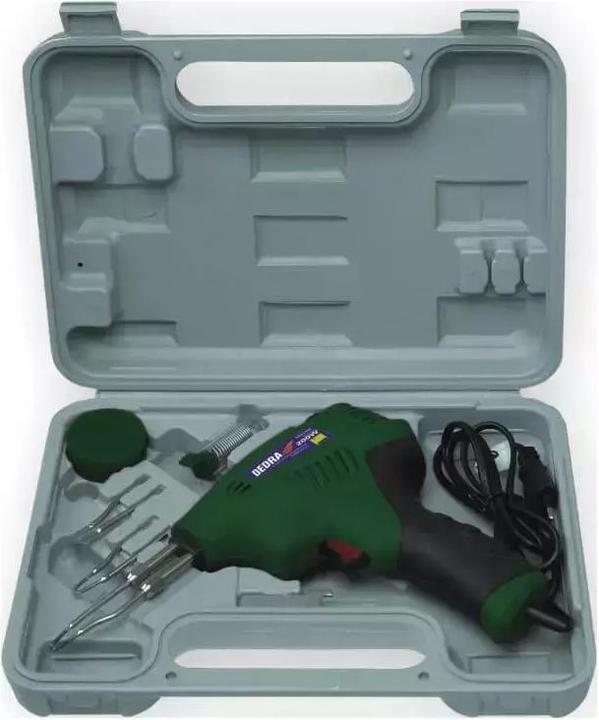 Actual product image Dedra Transformer soldering iron 200 W with temperature control + accessories - DED7538