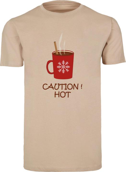 Produktbild Merchcode Caution Hot T-Shirt Round Neck - 116921 (4XL)