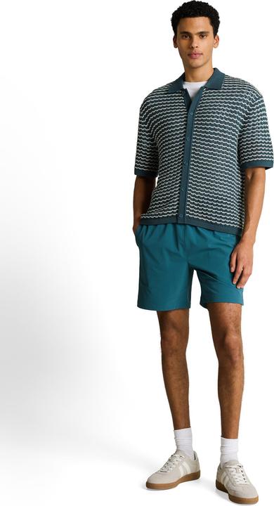 Produktbild Tom Tailor Strick-Poloshirt mit Lochmuster (M, S)