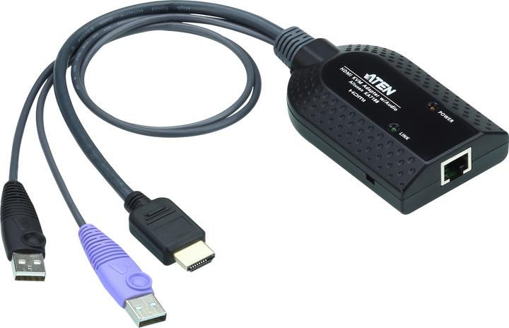 Aten KA7188 Adaptateur KVM, module CPU, câble adaptateur KVM USB HDMI Virtual Media