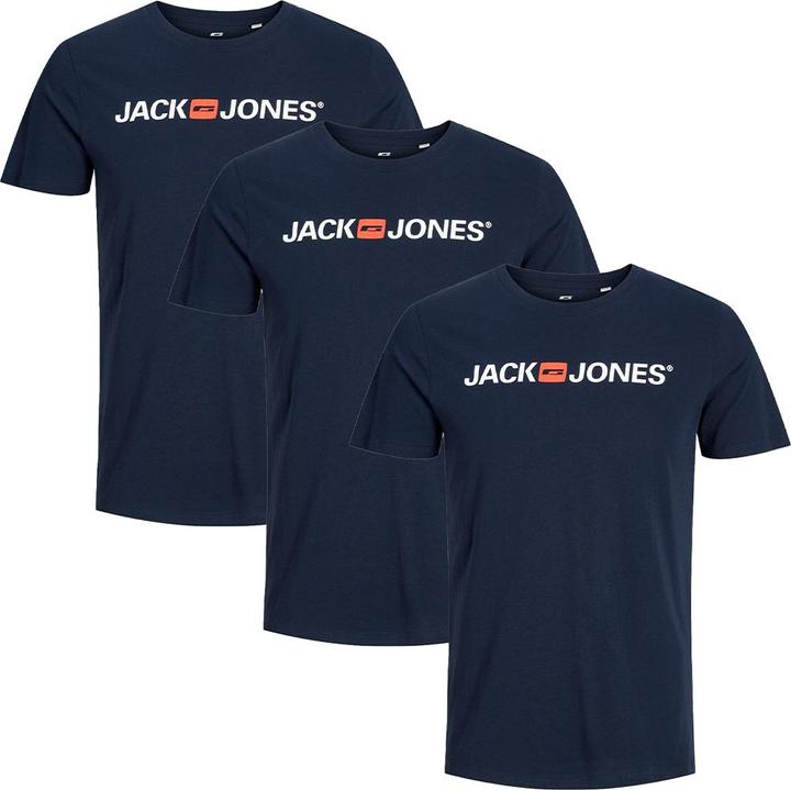 Produktbild Jack & Jones 3er Pack Basic T-Shirt (L)