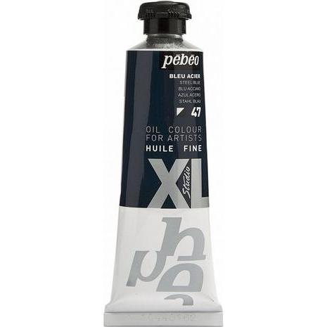 Pebeo, Künstlerfarbe + Bastelfarbe, XL Feine Ölfarben (Stahlblau, 37 ml)