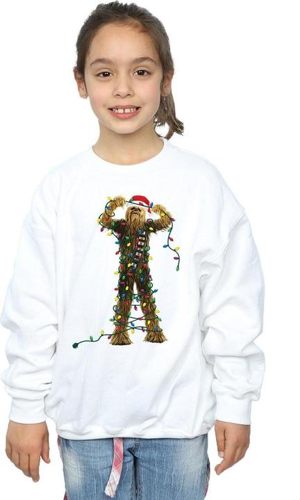 Immagine prodotto Star Wars Chewbacca Christmas Lights Felpa Ragazze (152, 158)