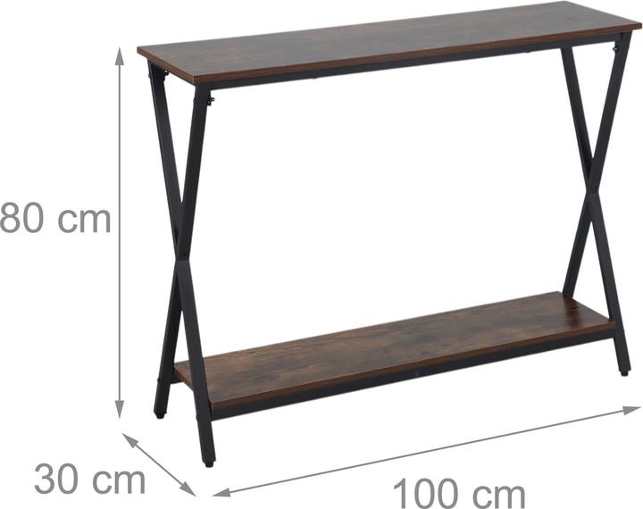 Produktbild Relaxdays Konsolentisch (100 x 30 x 80 cm)