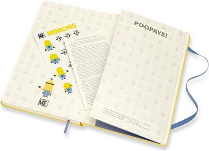 Image du produit Moleskine Carnet de notes Minions (A5, À rayures)