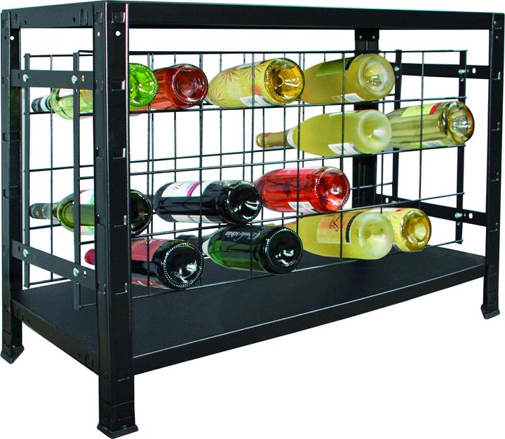 Schulte Regalwelt Wein-Stecksystem Grundregal, 32 Flaschen