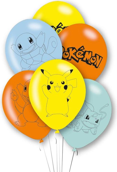 Produktbild Amscan Luftballons Pokemon (6x)
