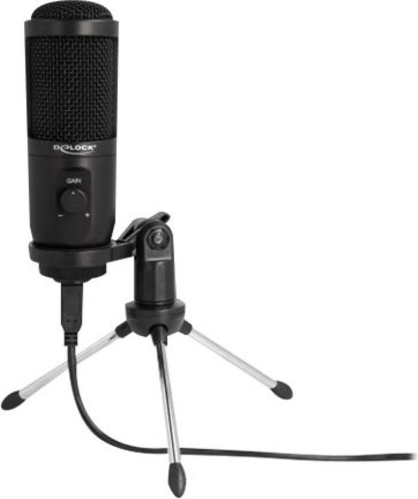 Produktbild Delock Kondensatormikrofon USB mit Ständer