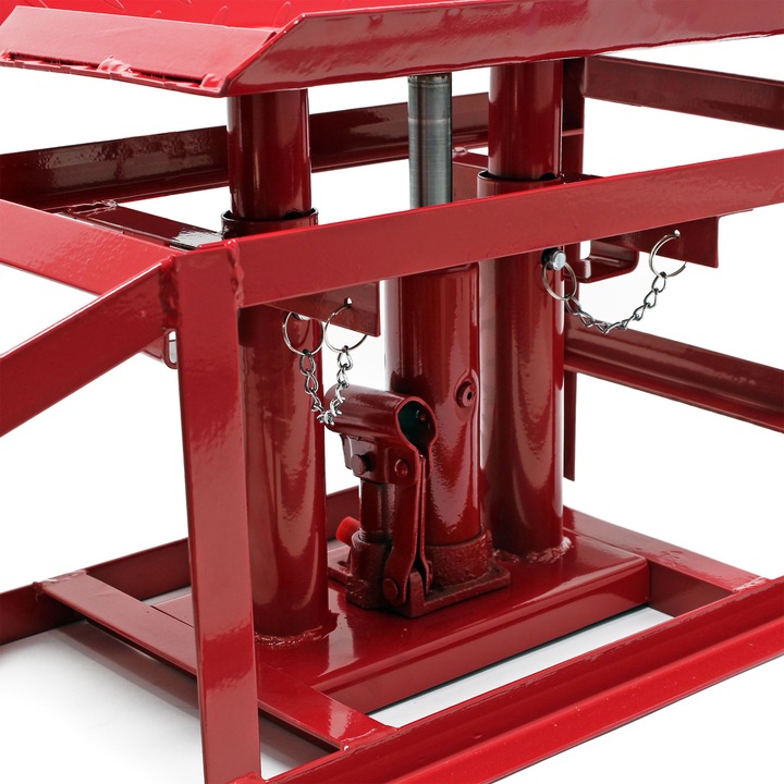 Produktbild Wiltec Auffahrrampe hydraulischer Wagenheber 2000kg höhenverstellbar Reifenbreite 225mm