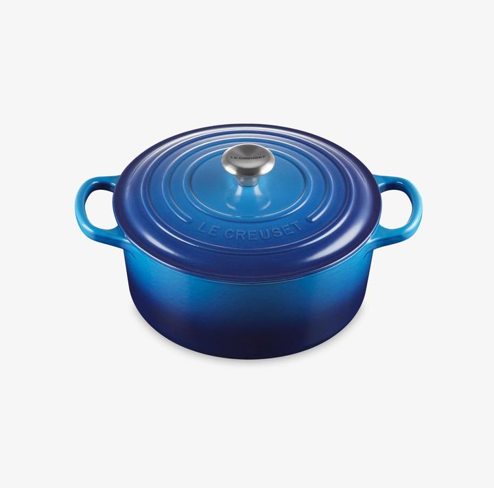Produktbild Le Creuset Azure (Bräter + Schmortopf, Emaille, Gusseisen, 22 x 15.20 cm)