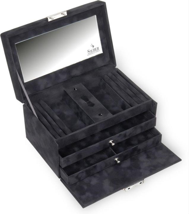 Produktbild Sacher 27.503.040.404 - Schmuckkoffer Eva Crystalo, schwarz