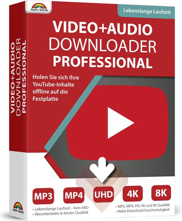 Video und Musik Downloader Download Code (1 User, 1 Geräte/User, unbegrenzt)