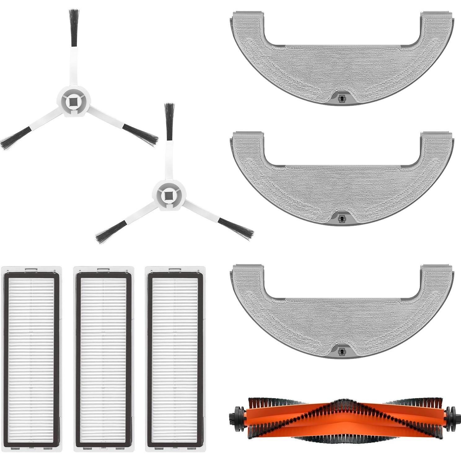 Thumbnail - Dreame Hauptbürste Set für D10 Plus, Staubsauger Roboter Zubehör, Mehrfarbig