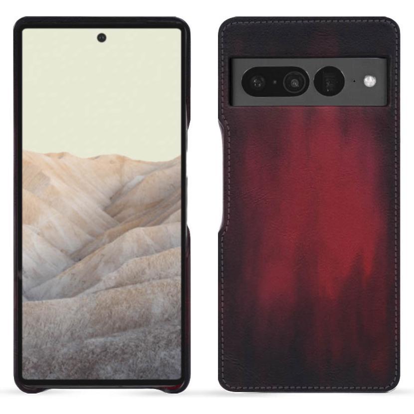 Noreve Lederschutzhülle (Google Pixel 7 Pro), Smartphone Hülle, Rot