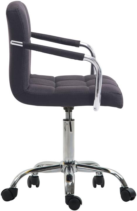 Image du produit CLP Chaise de bureau Lucy V2 tissu, noir