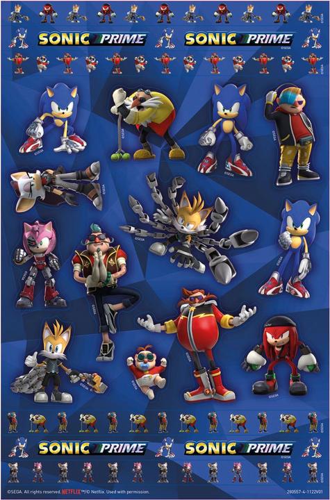 Actual product image Totum Sonic Super Sticker Set