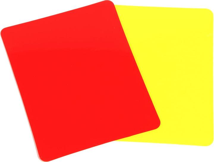 Gladiatorfit Cartellino giallo/rosso per l'arbitro