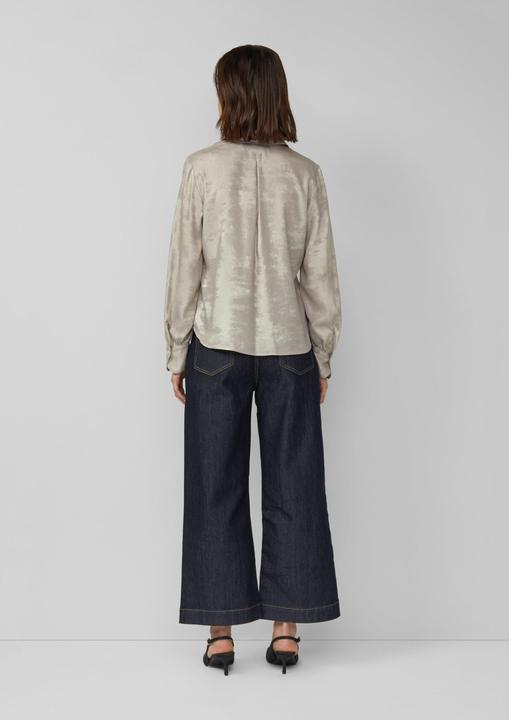 Immagine prodotto s.Oliver Bluse Langarm-Bluse mit verdeckter Knopfleiste und Hemdkragen (46)