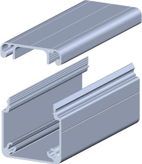 Immagine prodotto RS PRO Cable trunking AL, 40x40, 2m long (200 cm)