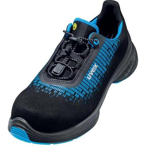 Uvex Safety, Sicherheitsschuhe, 6830745 Sicherheitshalbschuh S2 Schuhgrösse (EU): 45 Blau, Schwarz 1 Paar (S2, 45)
