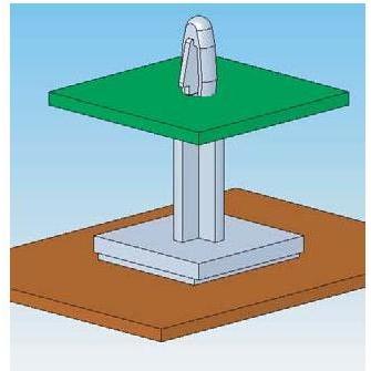 Varia 311734 - Selbstklebender Leiterplatten-Abstandshalter, Netzwerk Zubehör