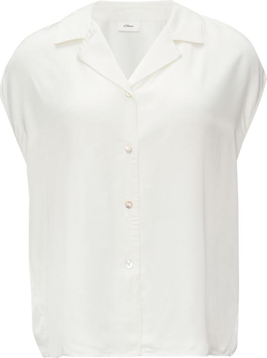 Immagine prodotto s.Oliver Bluse Satinbluse im Relaxed Fit mit Perlmuttknöpfen (44)