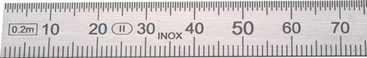 Helios Preisser Steel rule length 1500 mm stainless steel flexible graduation B = mm/1/2 mm (150 cm)