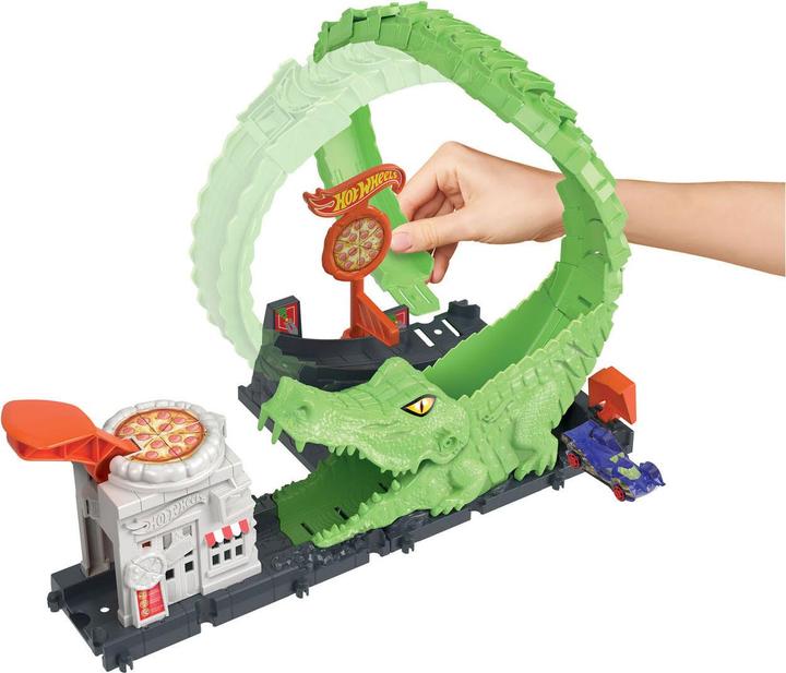 Actual product image Hot Wheels City Gator Loop Attack