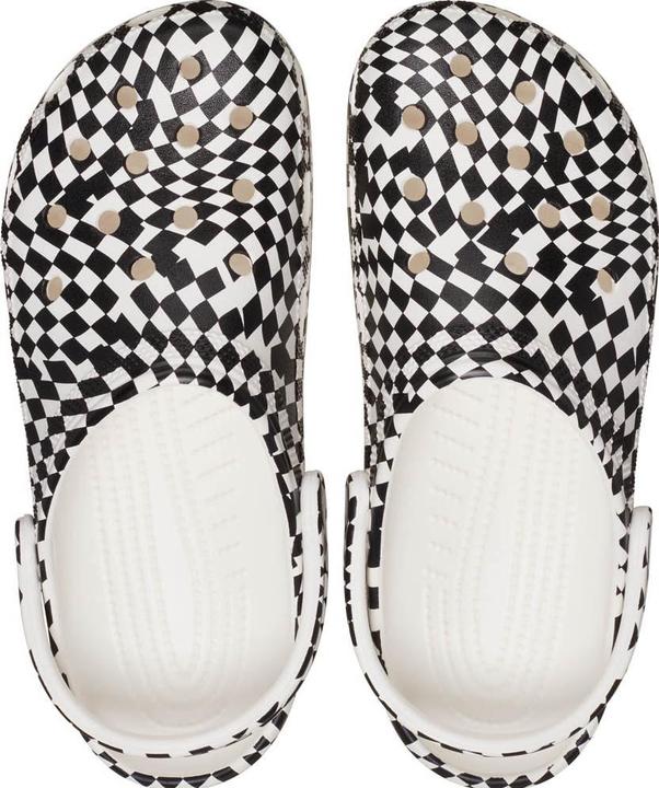 Actual product image Crocs Classic Warped Checker Clog (42, 42.5, 43, 42 2/3)