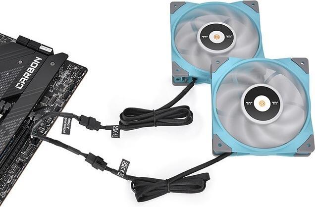 Image du produit Thermaltake TT TTMOD PWM Fan 4Pin Câble en Y 3x AC-060-CO1OTN-F1