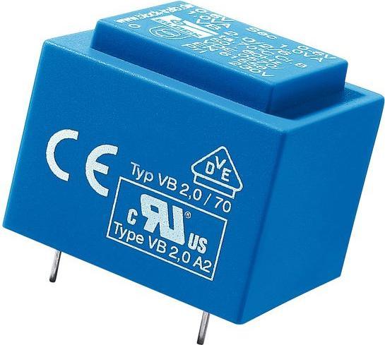 Produktbild Block Transformator PCB 1.5VA 2x12V