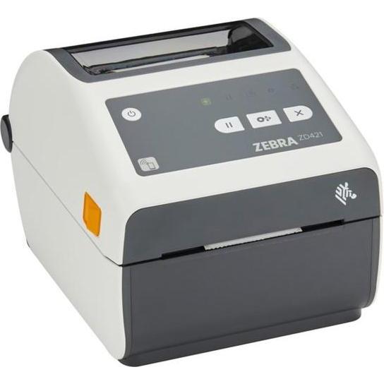 Zebra ZD421d, HC, 12 Punkte/mm (300dpi), RTC, EPLII, ZPLII, USB, USB-Host, BT, LAN, Etikettendrucker