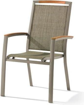 Sieger Catena Stapelsessel Aluminium/Textilene