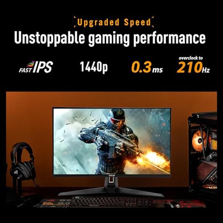Produktbild ASUS TUF Gaming VG27AQ5A Gaming Monitor (2560 x 1440 Pixel, 27")