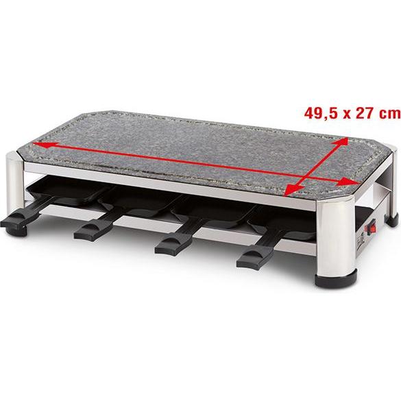 Fritel SG 2180 Grill Black, Chrome, Stainless steel, Racletteofen, Schwarz
