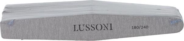 Produktbild Tools for Beauty T4B Lussoni Zebra Diamond Files Trapezoid Nail File 180/240 Grit for Artificial and Natural Nails -