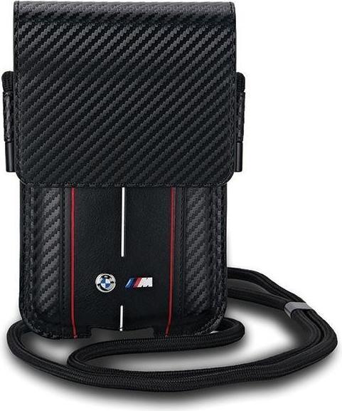 BMW Torebka BMPSP15XMSCAKR Wallet Bag czarny/black Carbon Red Stripes