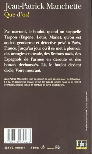 Immagine prodotto Que d'os! (Francese, Manchette Jean-Patrick, 2000)