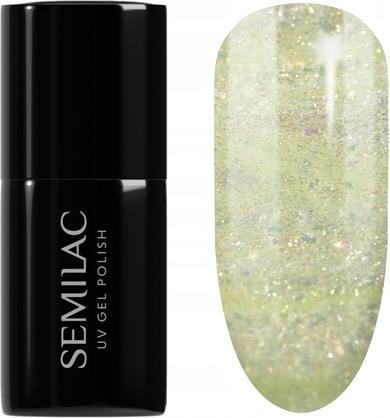 Actual product image Semilac UV Hybrid Nail Polish 497 Green Groove 7ml (497 Green Groove, Gel-Effect Nail Polish)