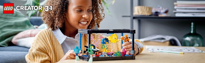 Immagine prodotto LEGO Acquario creatore 31122 (31122, LEGO Creator 3-in-1)