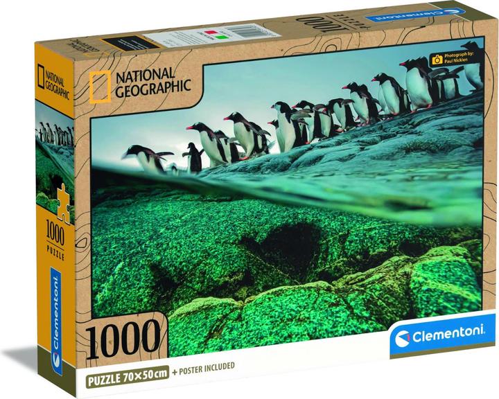 Clementoni Puzzle National Geographics - Pingouin, 1000 pièces. (1000 pièces)