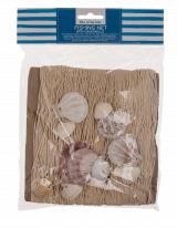 Actual product image Widmann Deco Fish Net With Shells (1 pcs.)