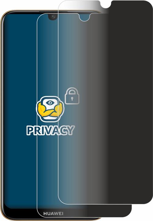 Produktbild BROTECT Sichtschutzfolie Anti-Spy Privacy Folie Blaulicht-Schutz (2 Stk., Huawei Y6 (2019))