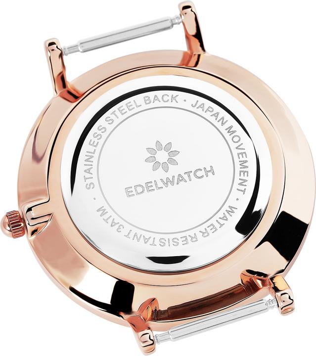 Produktbild Edelwatch Uhr 41 mm (Men) Zifferblatt Weiss (Batterie nicht enthalten) Blau / Violett Armband