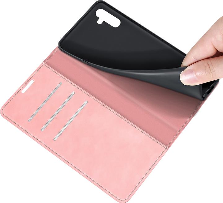 Actual product image Cazy Book Case Compatible with Samsung Galaxy A04s - Cover Foldable Magnetic Synthetic Leather - (Samsung Galaxy A04S)